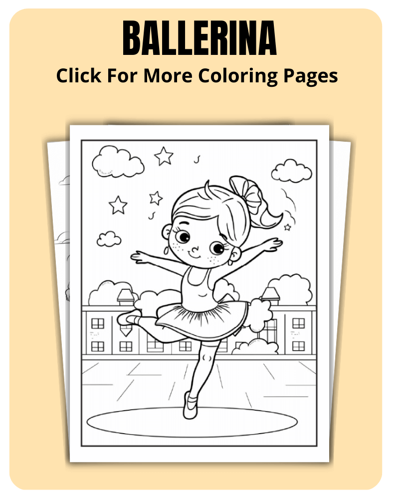 Ballerina Coloring Pages For People