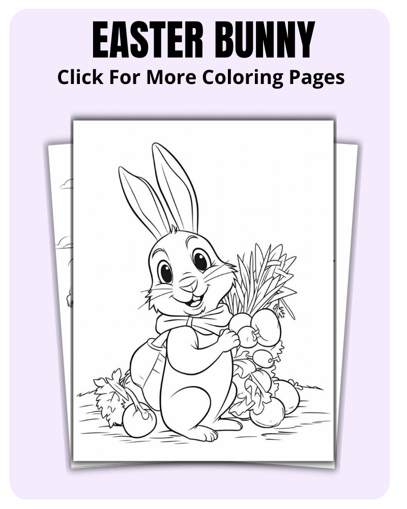 Bunny Coloring Pages For Holidays