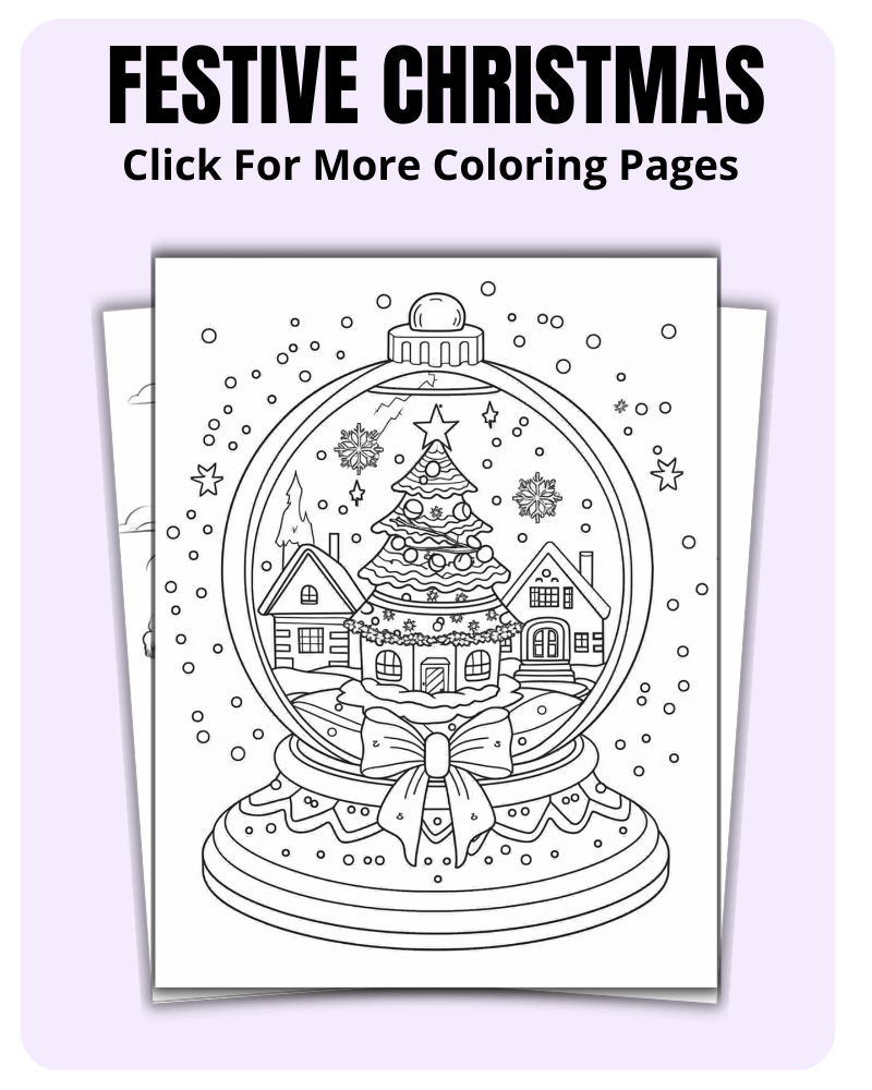 Christmas Coloring Pages For Holidays