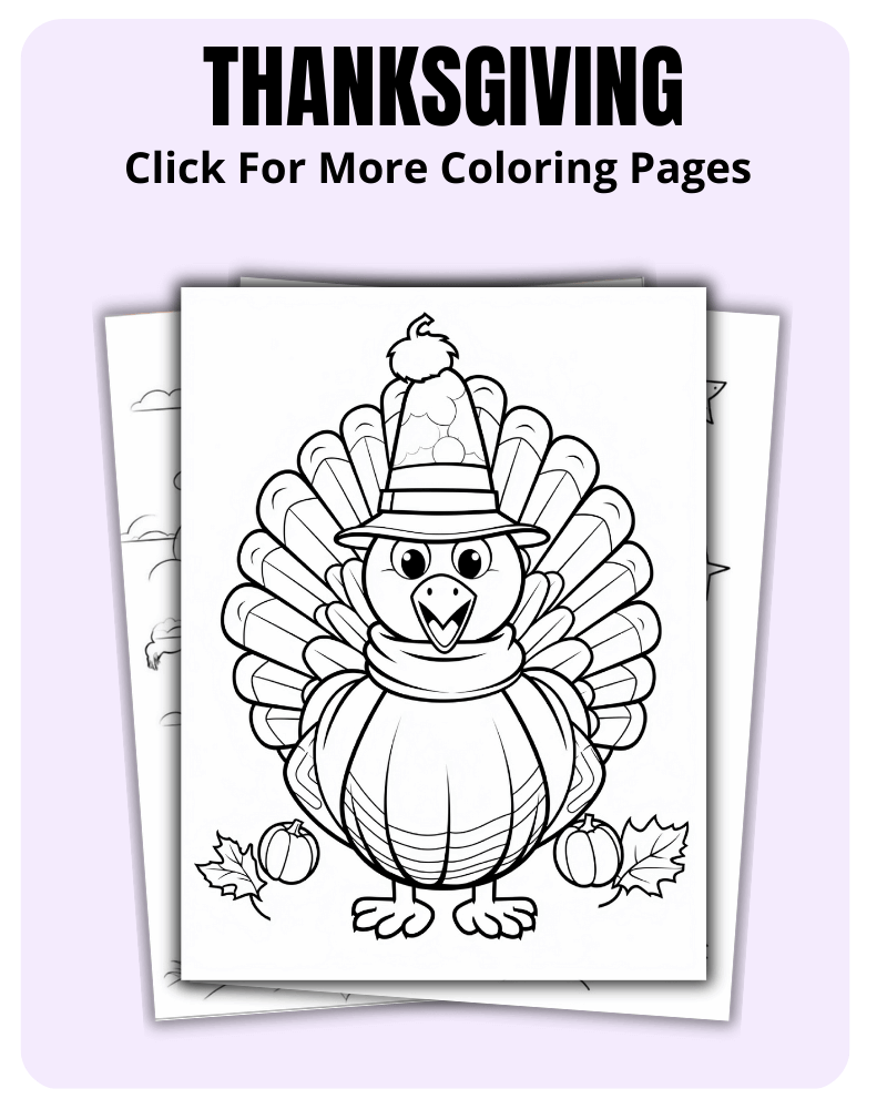 Thanksgiving Coloring Pages and Holidays