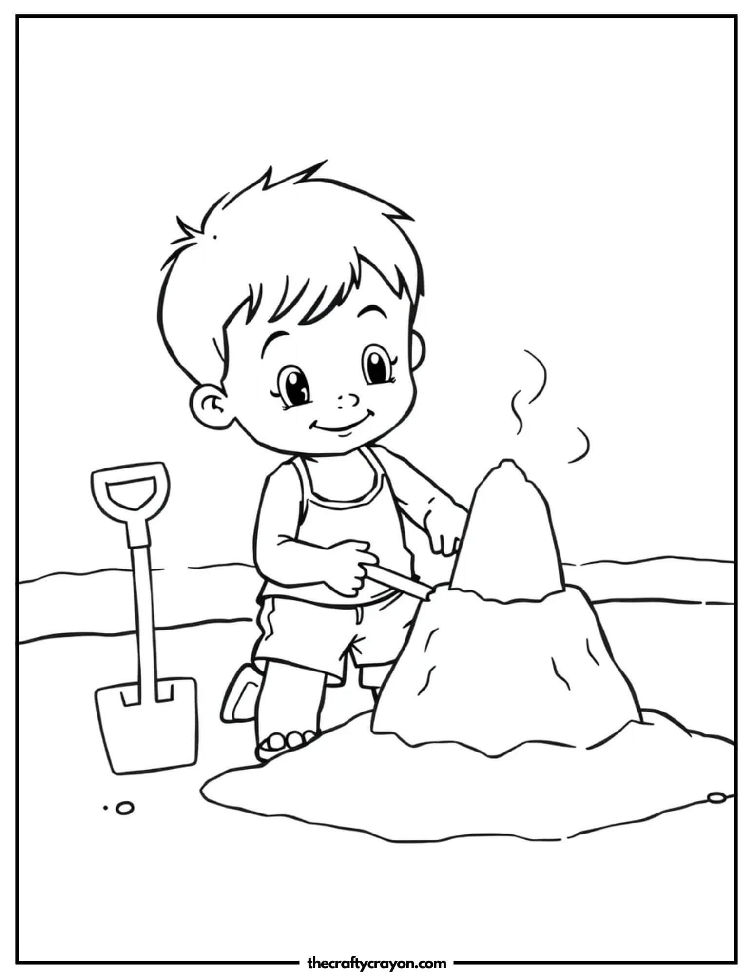 Free boy coloring pages printable for kids – cars, sports, animals, and more