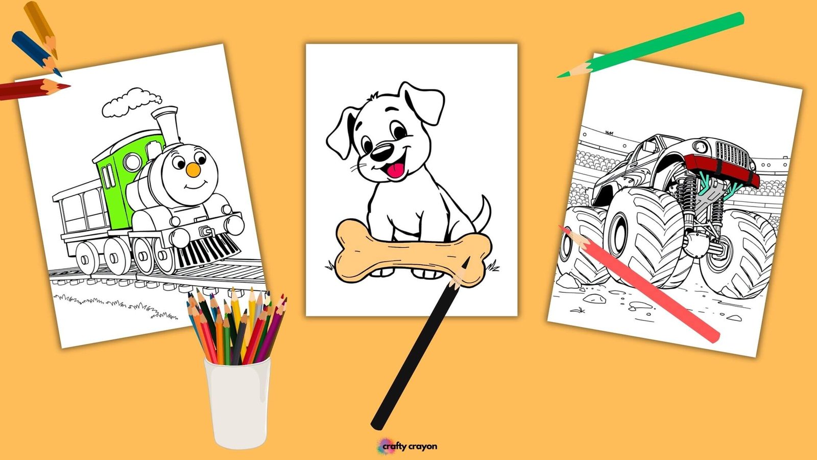 Free coloring pages for boys printable pack – superheroes, toddler designs, and more