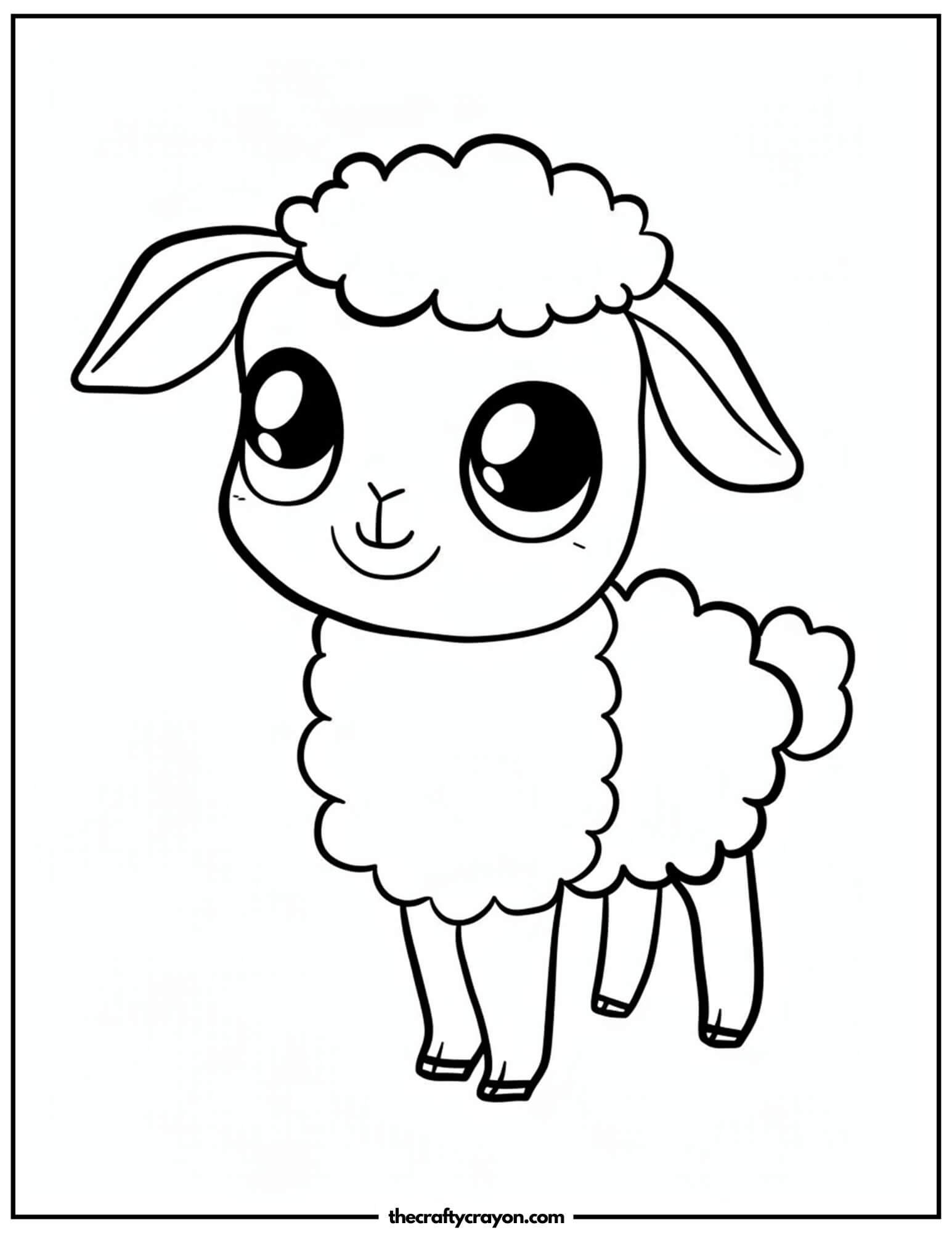spring animals coloring page 