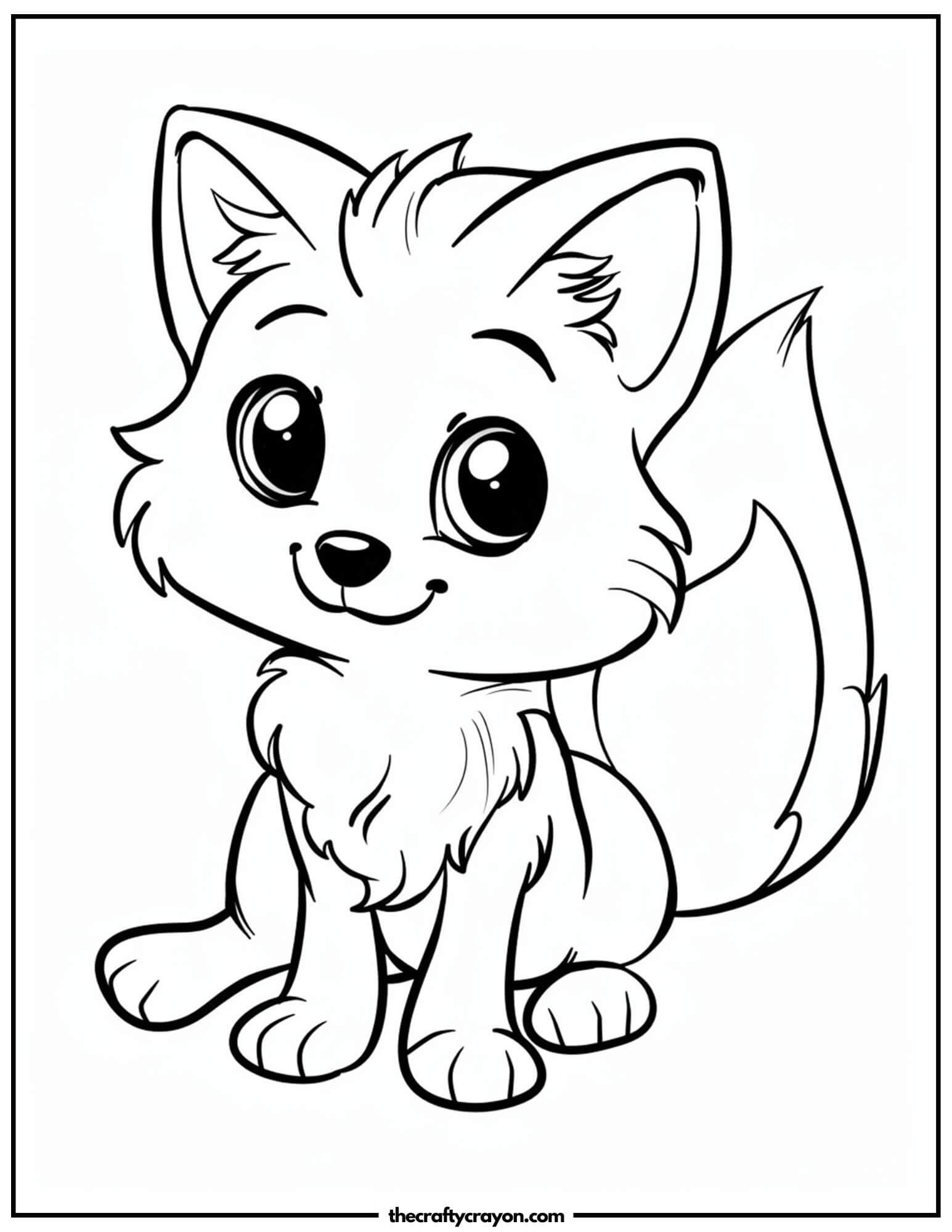 spring animals coloring page 2