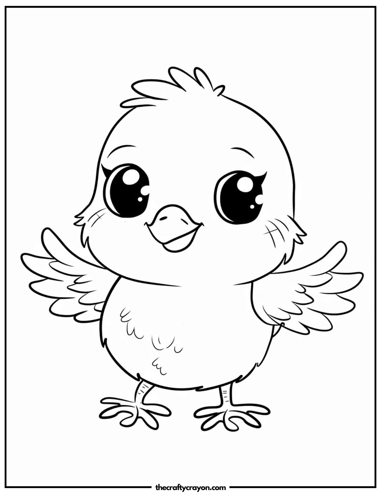 spring animals coloring page 3