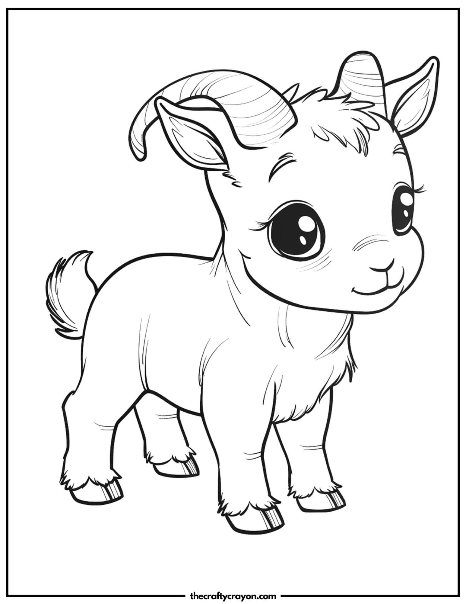 spring animals coloring page