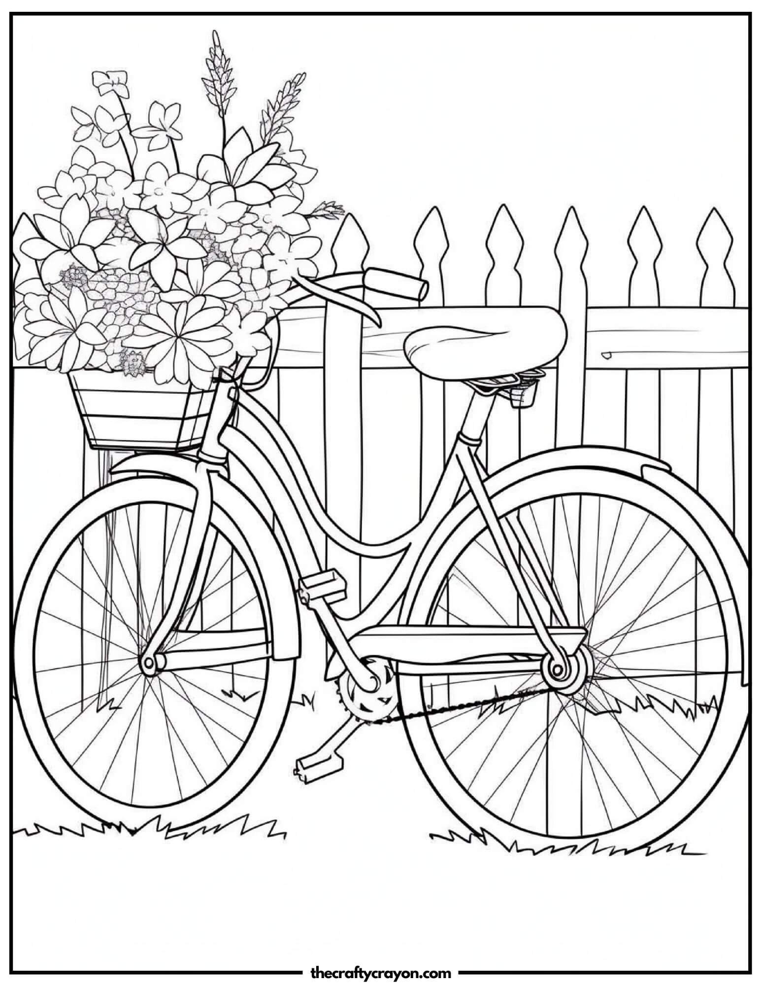 spring coloring pages adult 3