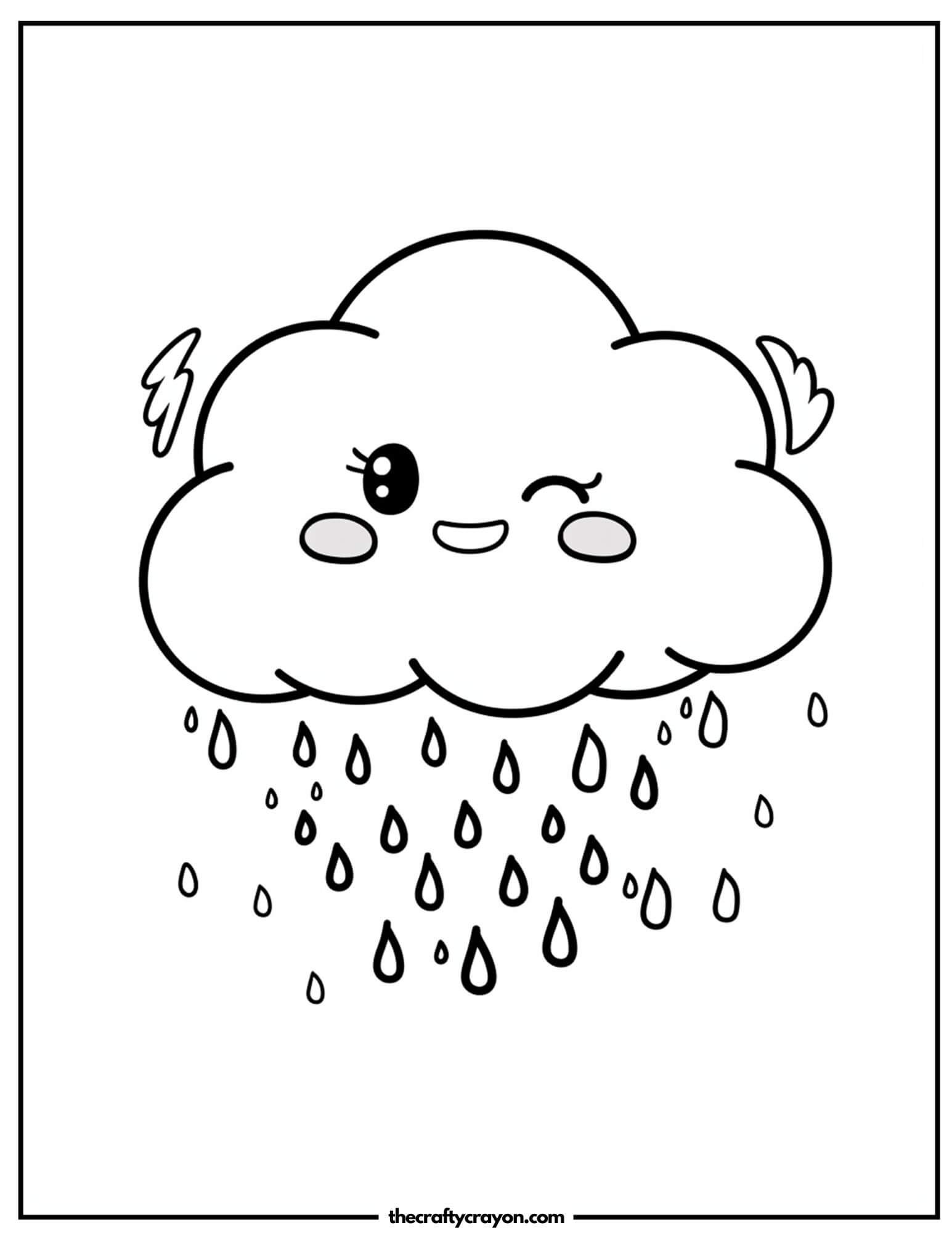 toddler spring coloring page